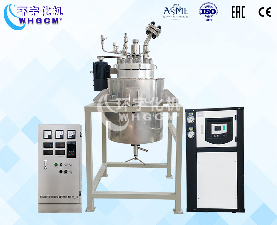 上海50L不銹鋼電動吊桿升降反應(yīng)釜